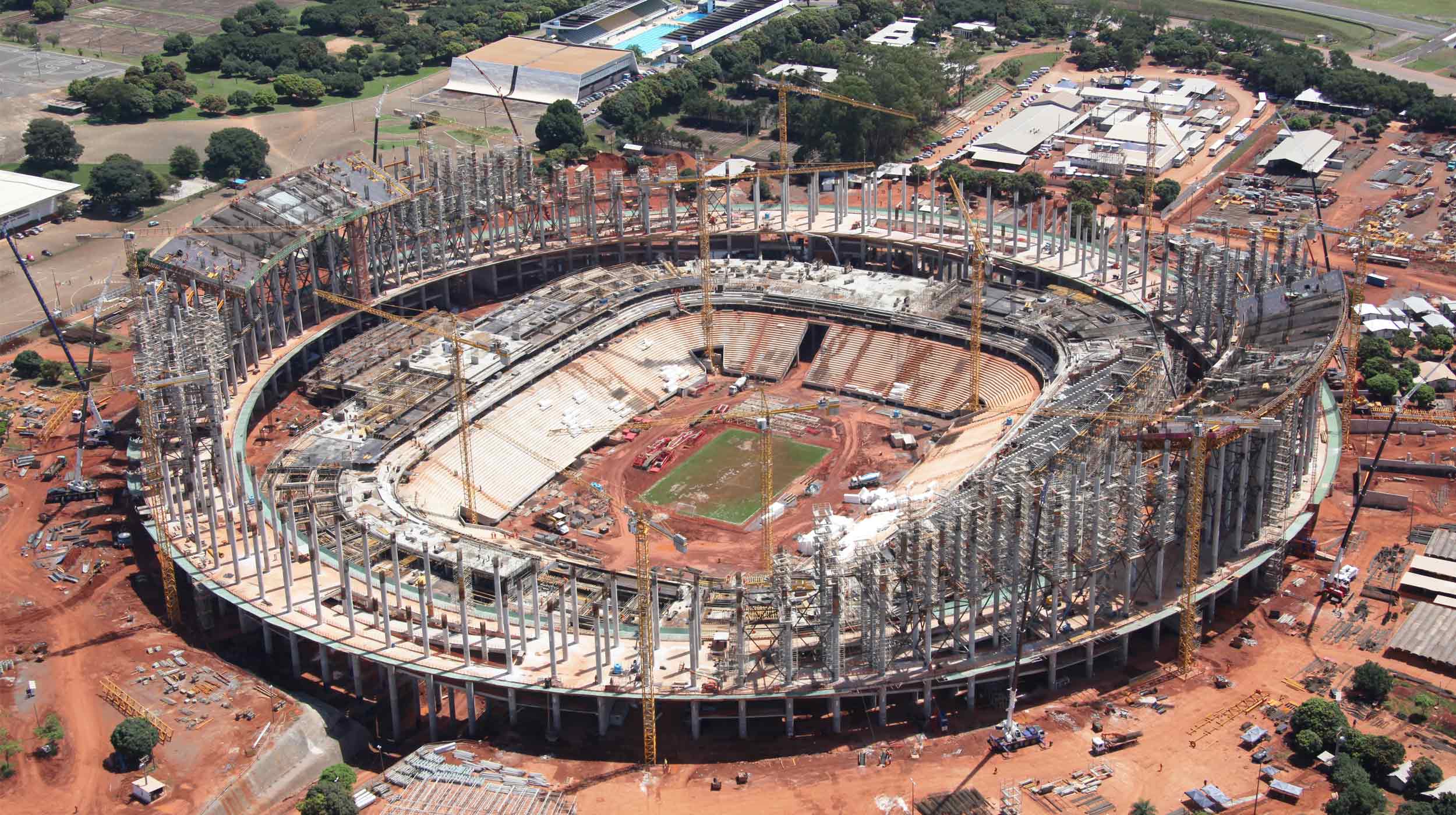 El más conocido como Mané Garrincha, es una de las sedes principales del Mundial de fútbol de 2014.