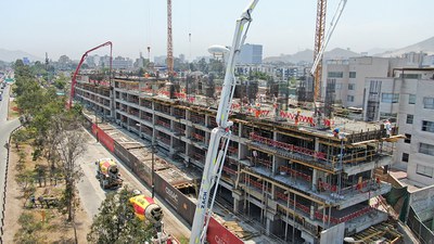 Casaparq Monterrico, construcción de un ambicioso proyecto inmobiliario