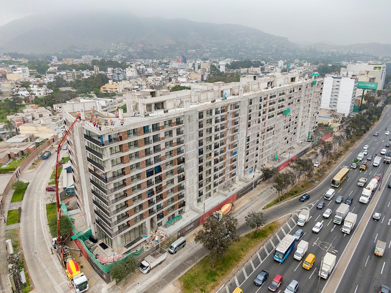 Casaparq Monterrico, construcción de un ambicioso proyecto inmobiliario