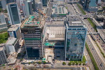 Con los encofrados ULMA se ha conseguido optimizar recursos y garantizar la seguridad en la construcción de la Torre República