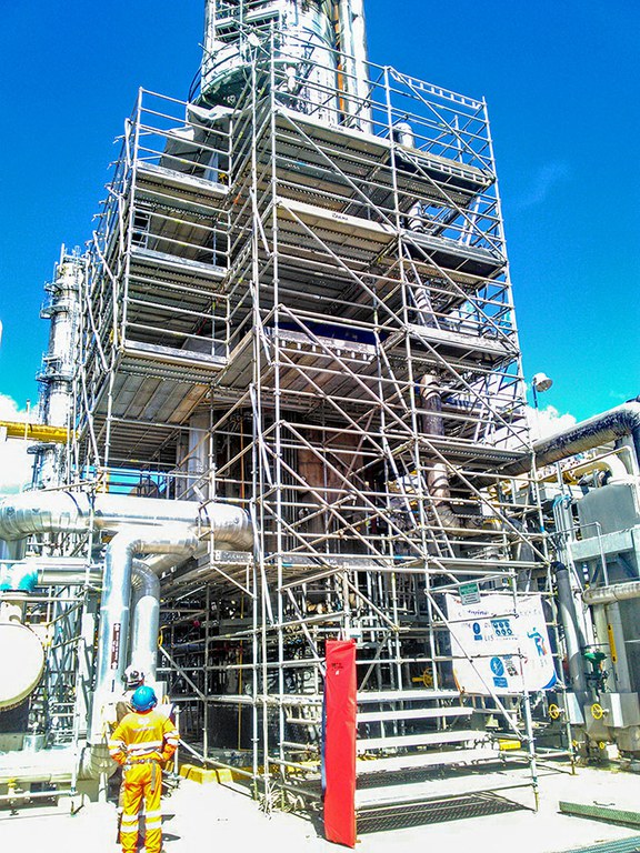 Soluciones y acompañamiento técnico de ULMA en el proyecto de mantenimiento industrial de la planta de gas natural Malvinas