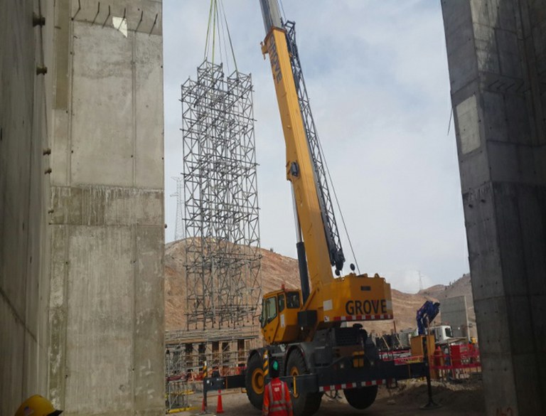 Proyecto minero Cerro Verde: ULMA aplica Cimbra T-60 para soportes a gran altura