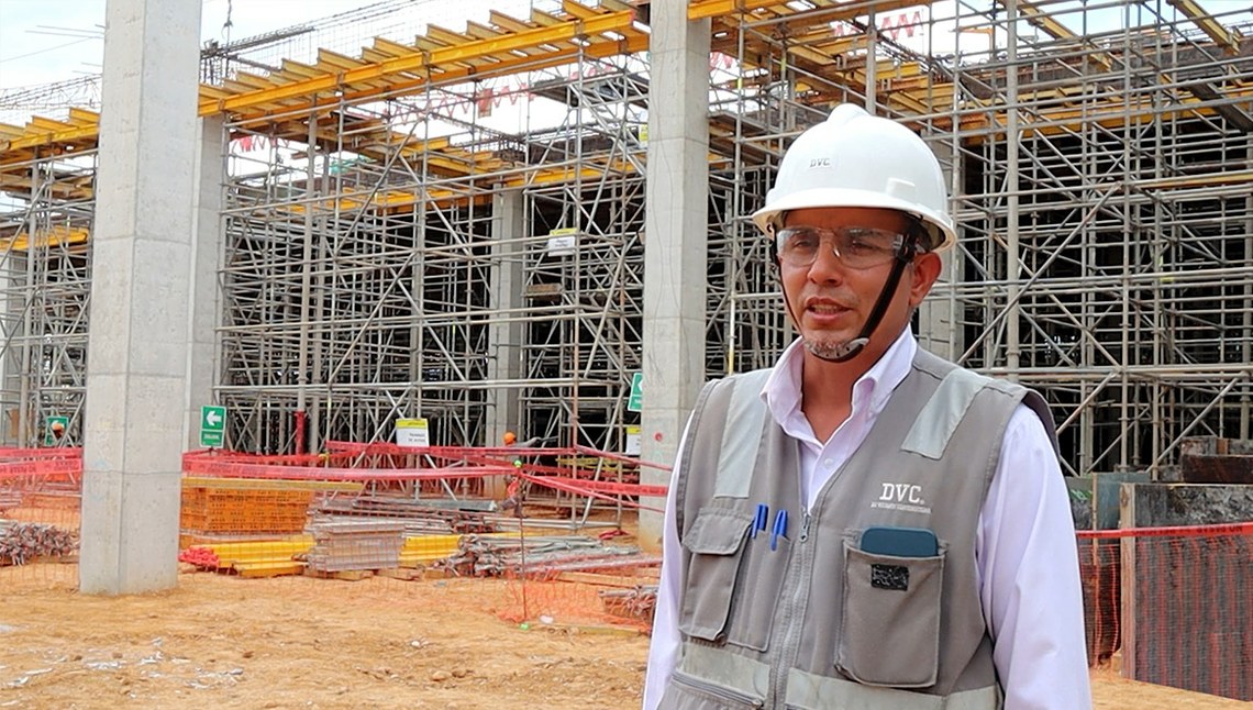 Jorge Gastelú, Jefe de Producción - De Vicente Constructora - DVC